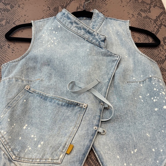 Wild Fable Blue Denim Vest - Picture 5 of 7
